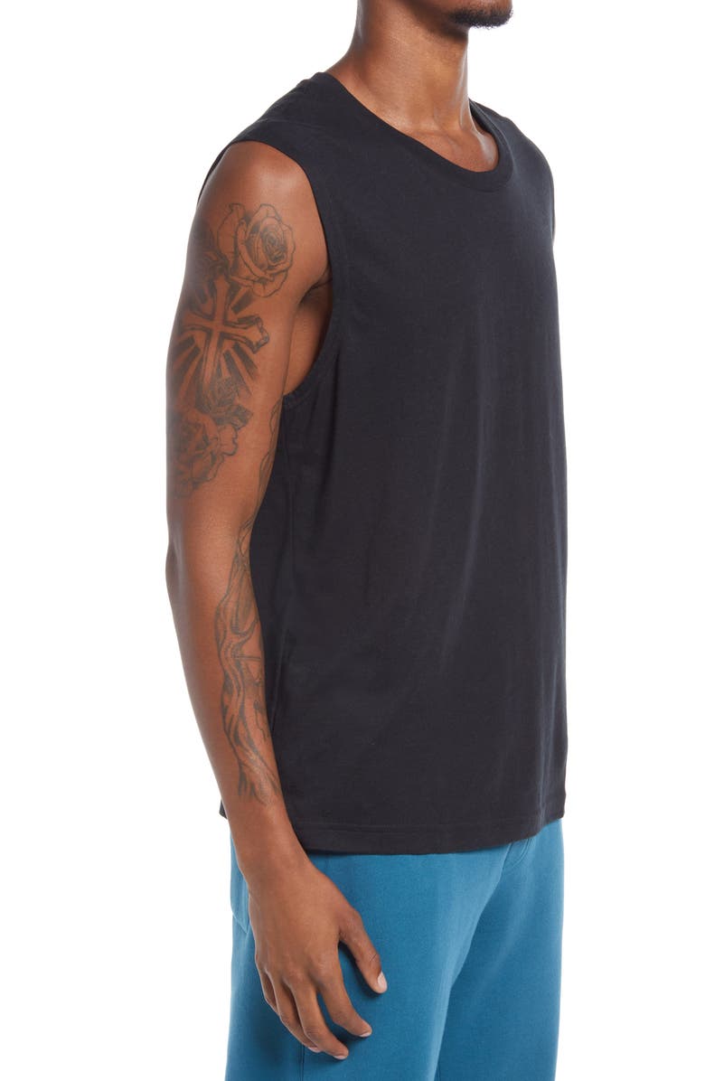 Alo The Triumph Sleeveless T-Shirt, Alternate, color, 