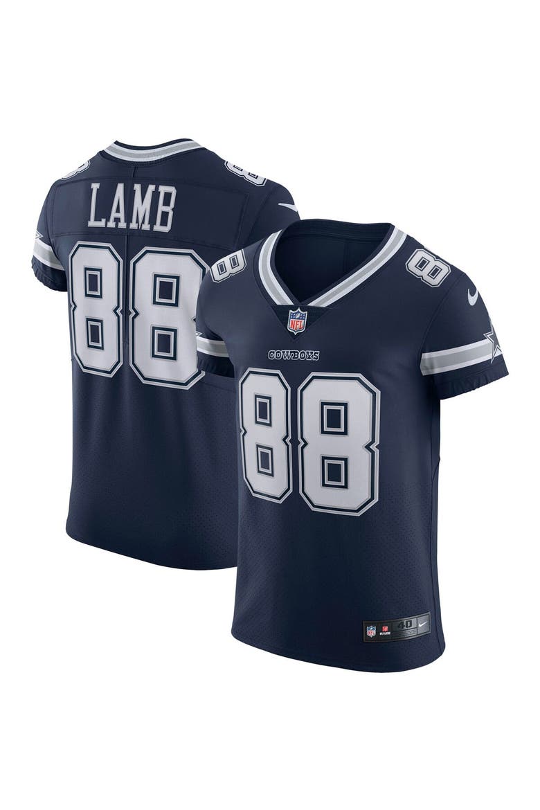 Men's Nike CeeDee Lamb Navy Dallas Cowboys Vapor Elite Jersey, Main, color, Navy