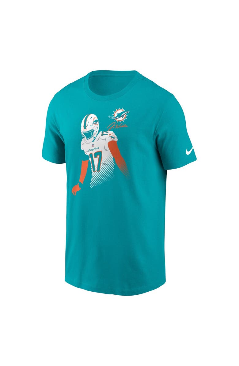 Nike Men's Nike Jaylen Waddle Aqua Miami Dolphins Player Graphic T-Shirt, Alternate, color, 