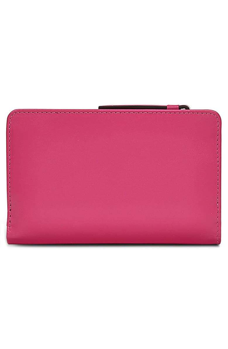 Radley Magic Carousel Medium Leather Bifold Wallet, Alternate, color, Coulis