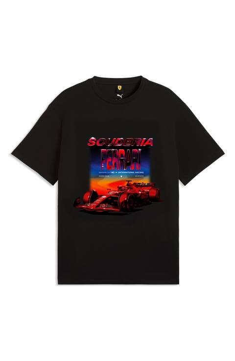 Scuderia Ferrari Tribes Cotton Graphic T-Shirt