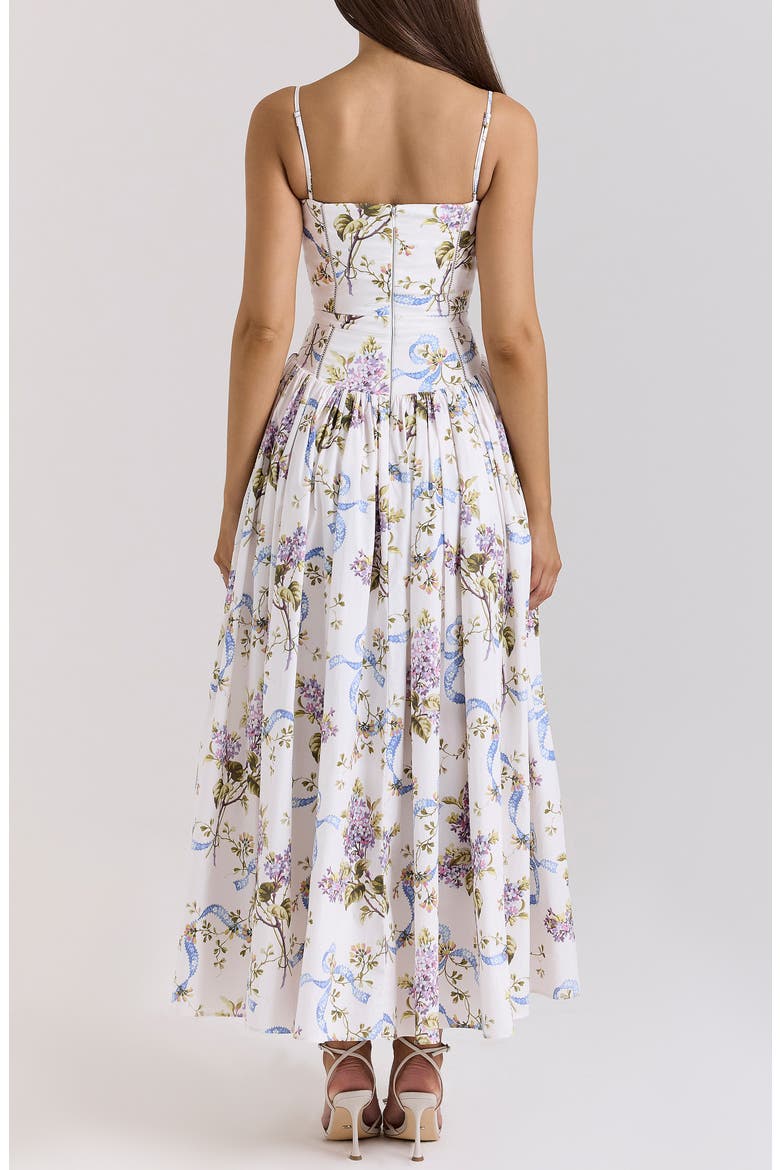 Ysabella Floral Maxi Sundress, Alternate, color, OFF WHITE FLORAL PRINT