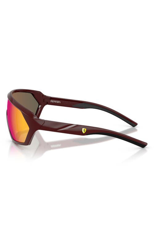 Scuderia Ferrari 36mm Pillow Sunglasses In Bordeaux