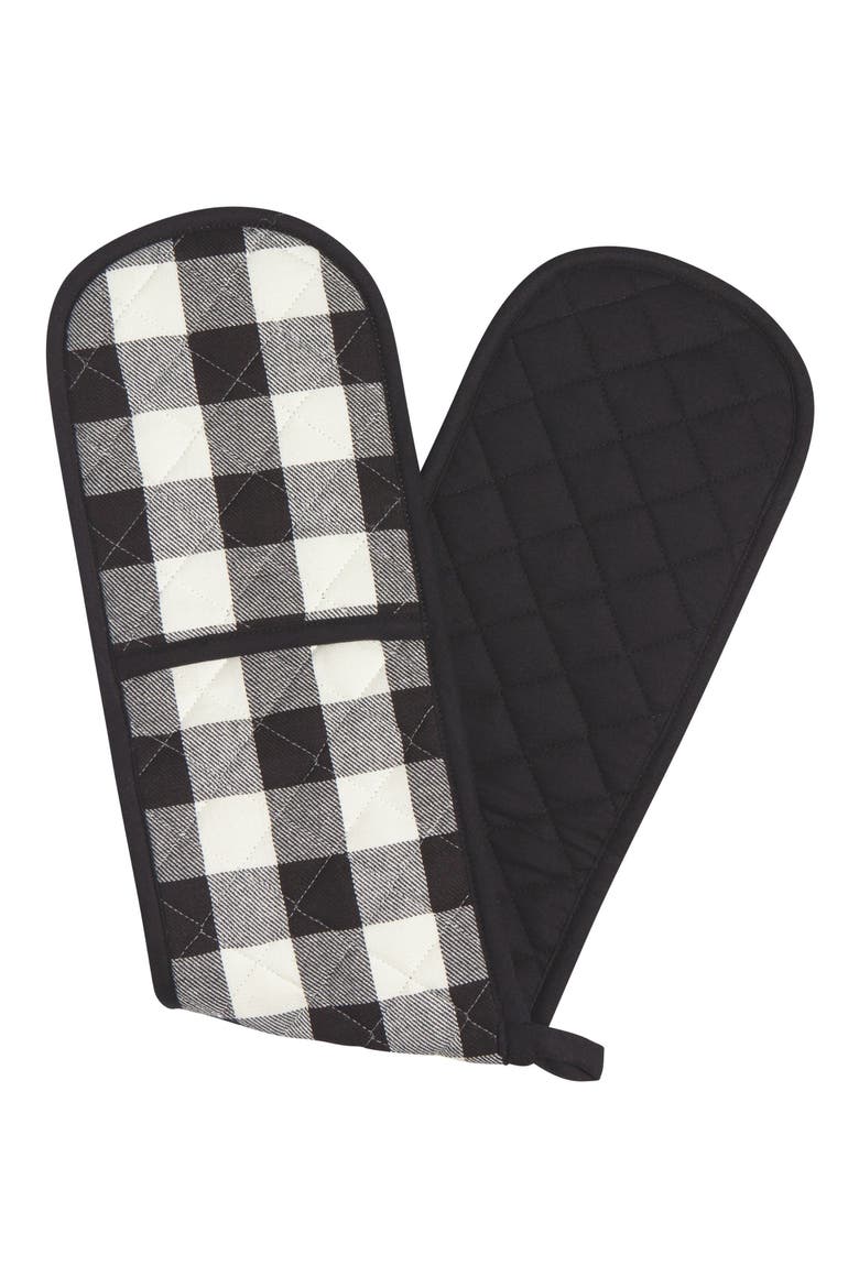 Double Chef Oven Mitt, Main, color, BLACK