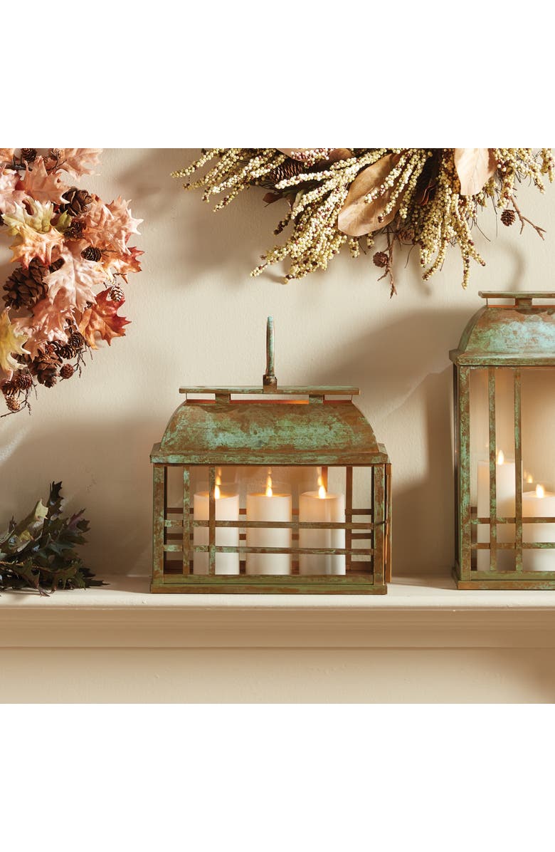 Napa Home & Garden Solana Lantern, Alternate, color, Brown