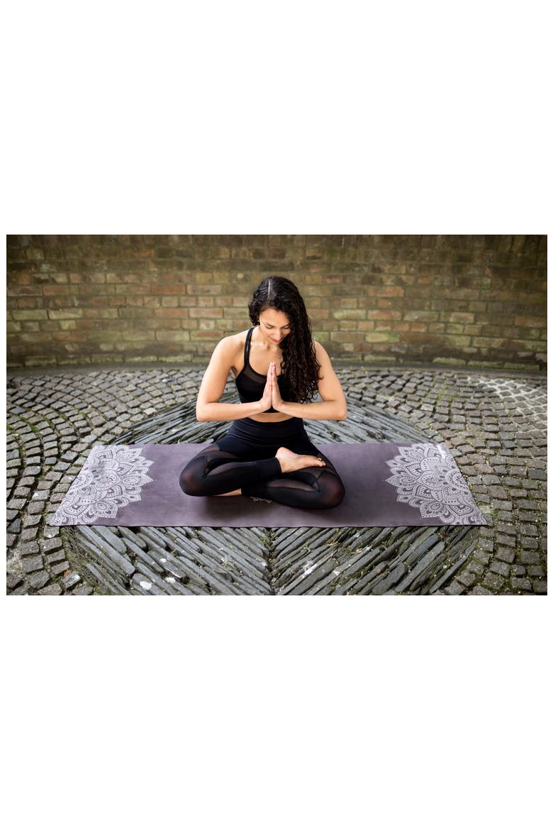 Combo Yoga Mat 3.5mm- 2-in-1, Alternate, color, MANDALA BLACK