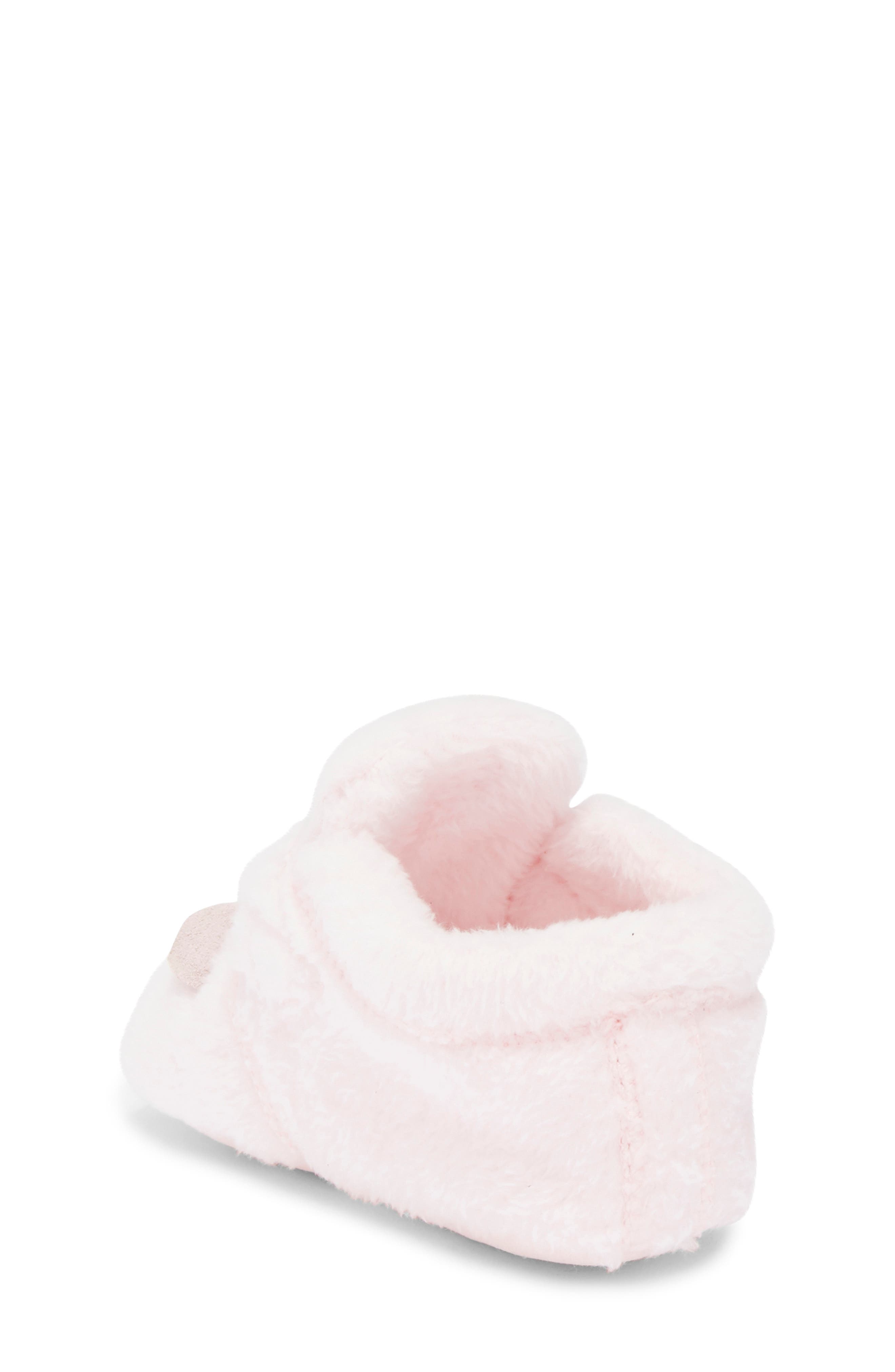 UGG<sup>®</sup> Bixbee Bootie & Bear Lovey Blanket Set, Alternate, color, Seashell Pink