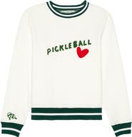 Ellsworth + Ivey Elle Women's Sweatshirt Pickleball Heart