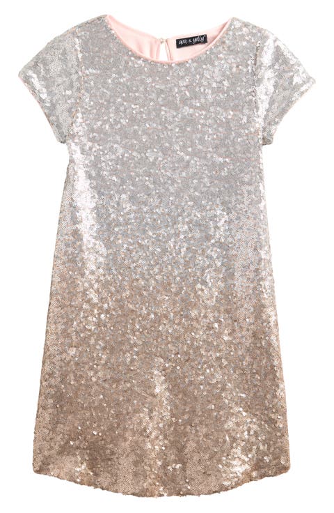 Kids' Ombré Sequin Shift Dress (Little Kid & Big Kid)
