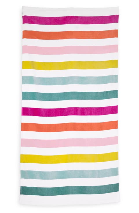 Multistripe Beach Towel