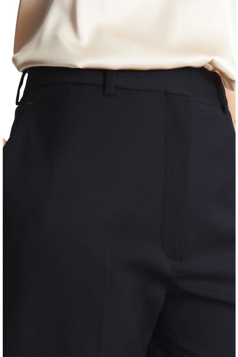 Haisley High Waist Wool Blend Pants, Alternate, color, NAVY