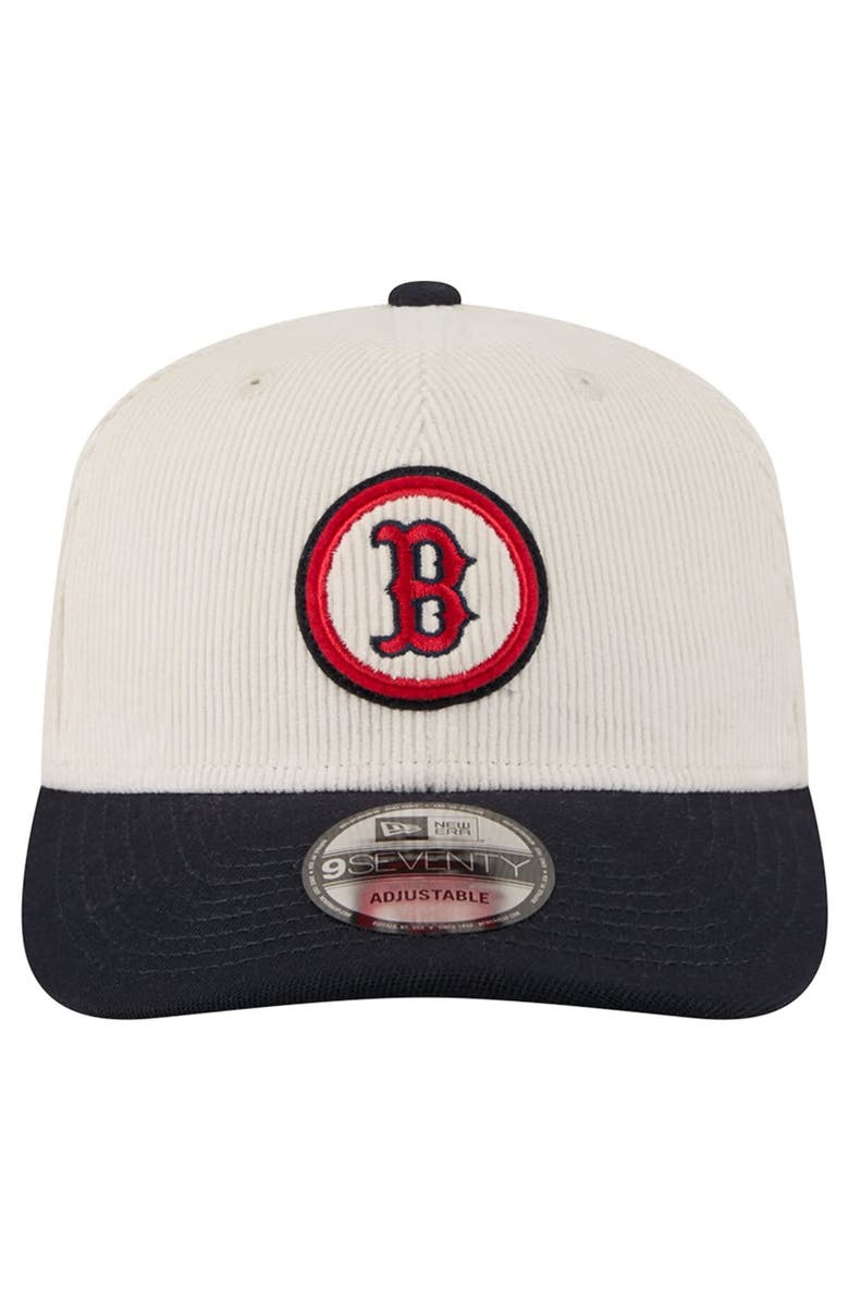 New Era Men's New Era  Cream Boston Red Sox Loyal 9SEVENTY Adjustable Hat, Alternate, color, Cream