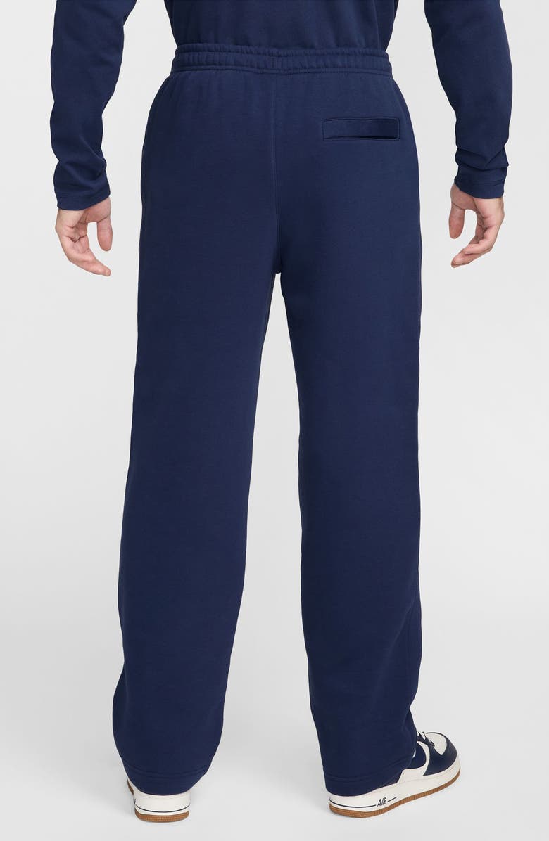 Nike Club Fleece Bungie Pants, Alternate, color, Midnight Navy/ White