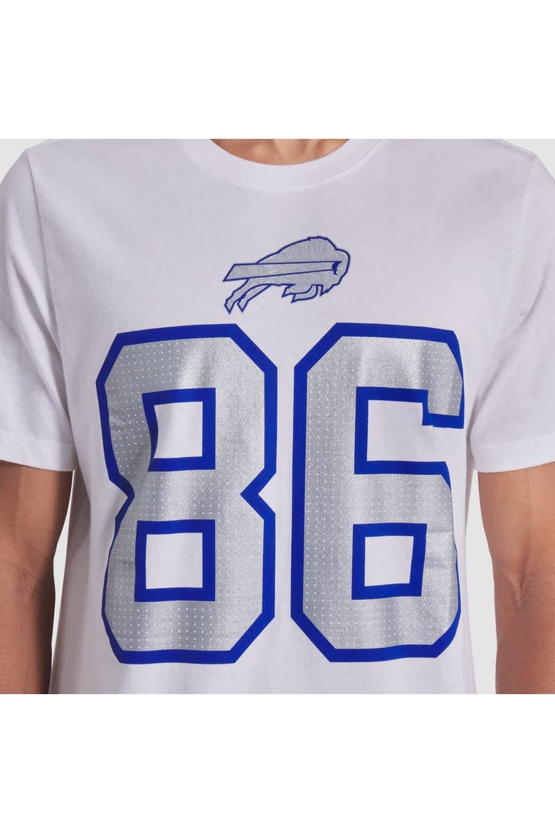 Men's Nike Dalton Kincaid White Buffalo Bills 2025 Rivalries Collection Player Name & Number T-Shirt, Alternate, color, White