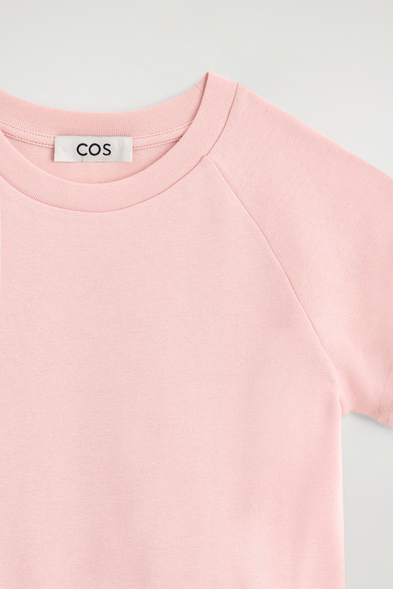 Slim Cotton T-Shirt, Alternate, color, PINK