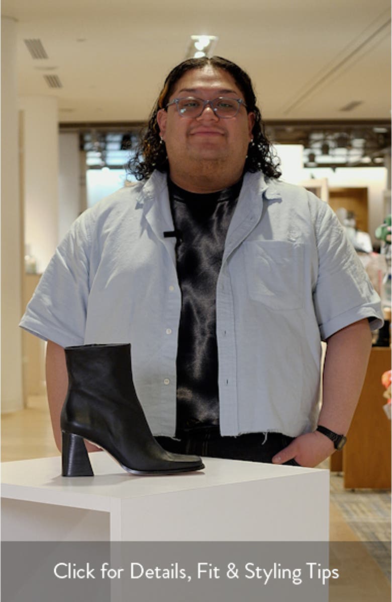 South Square Toe Ankle Boot, sales video thumbnail