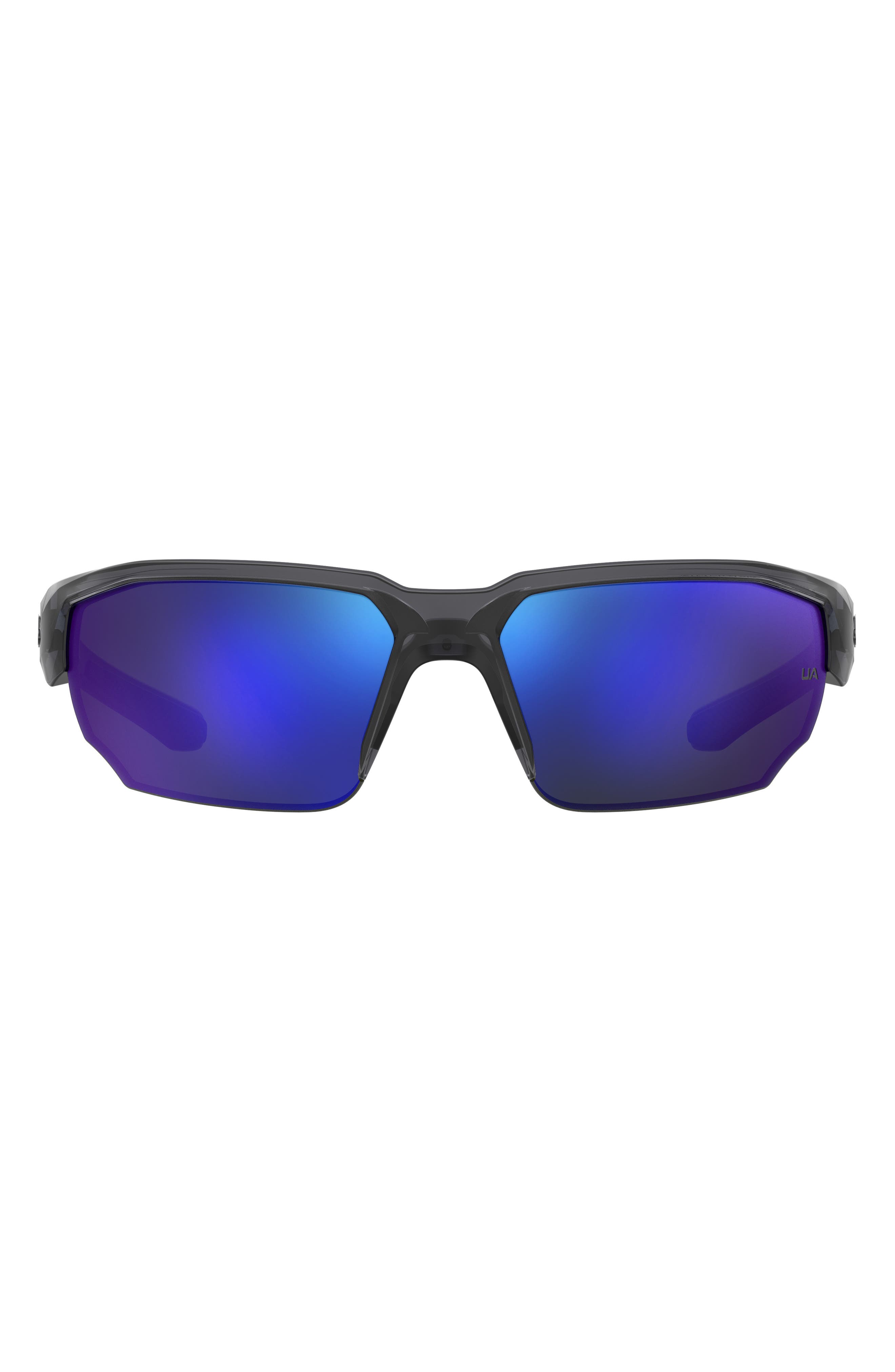 Under Armour 70mm Polarized Oversize Sport Sunglasses