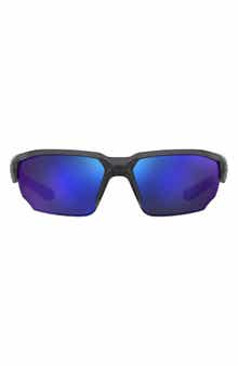 Under Armour 70mm Polarized Oversize Sport Sunglasses