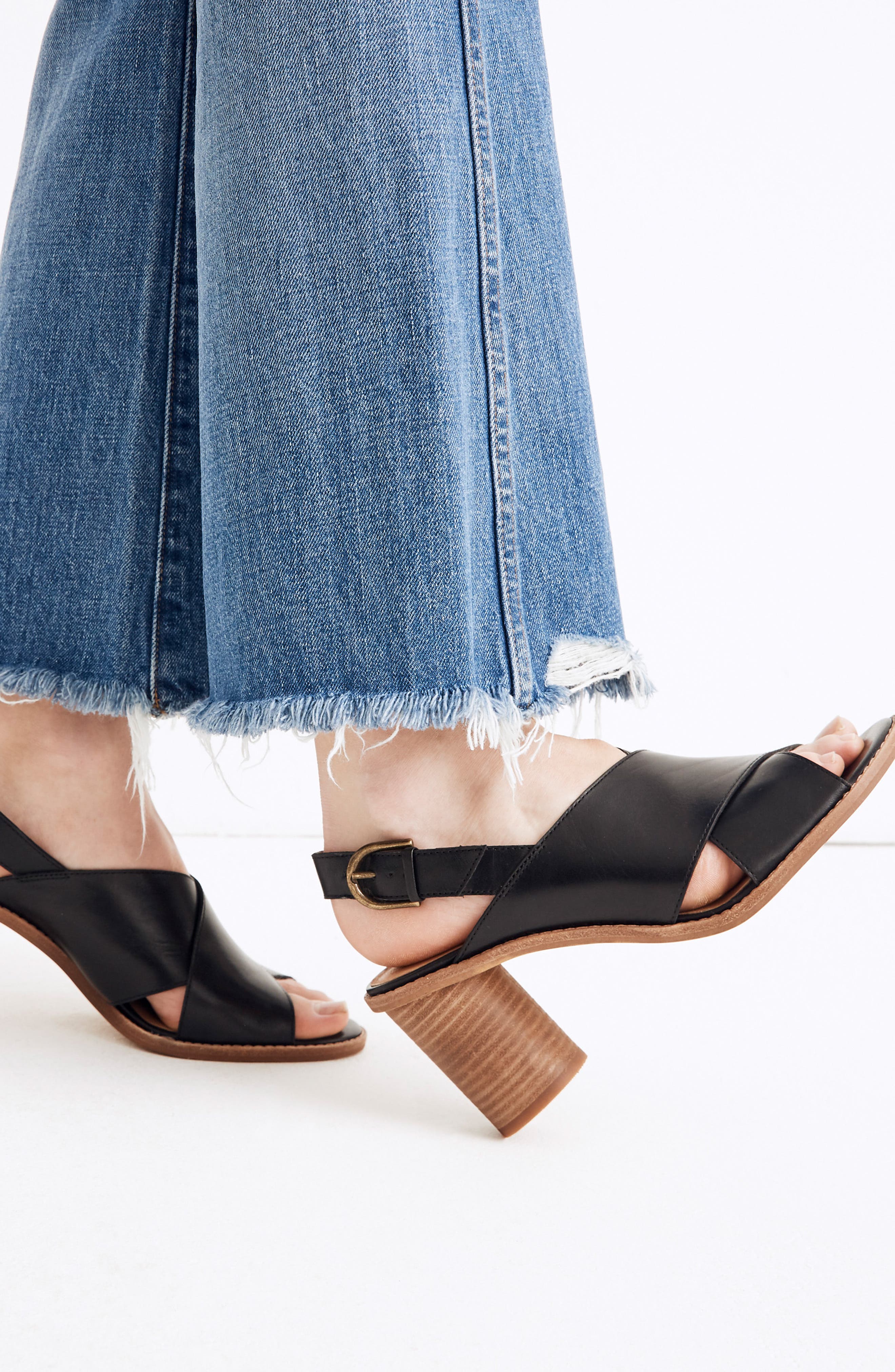 Madewell The Ruthie Crisscross Sandal, Alternate, color, 