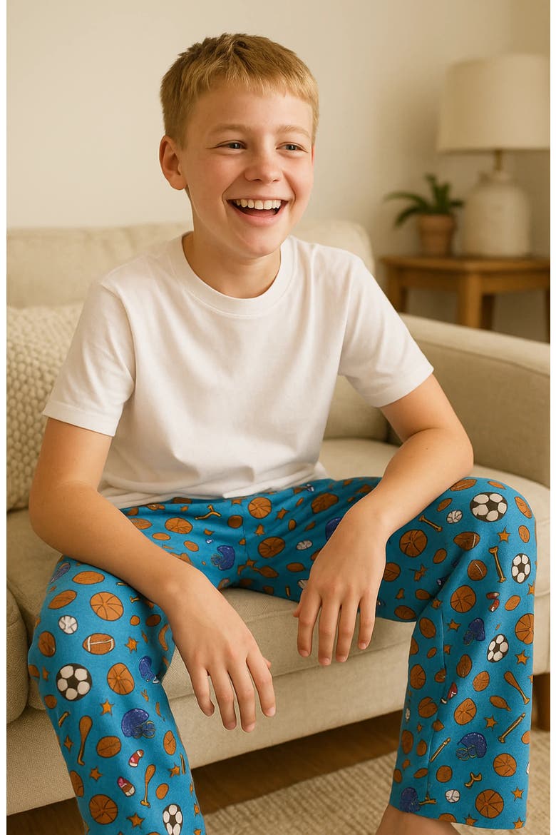 Plush Sports loungewear pant, Alternate, color, Blue