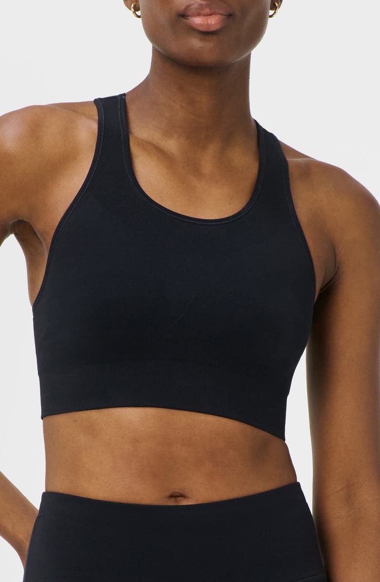 Sweaty Betty Stamina Seamless Sports Bra, Main, color, Black
