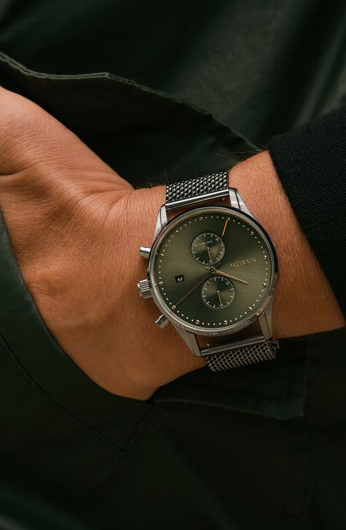 Mvmt Voyager Quartz Mesh Bracelet Watch, 42mm In Metallic