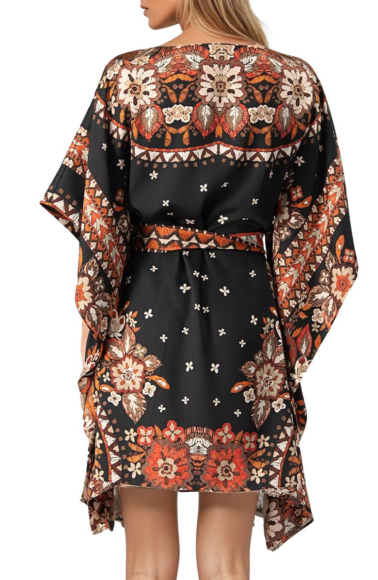 IVONNE Short dress with ribbon, Alternate, color, Multicolor