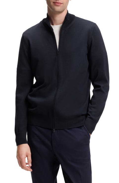 Balonso Virgin Wool Zip-Up Jacket