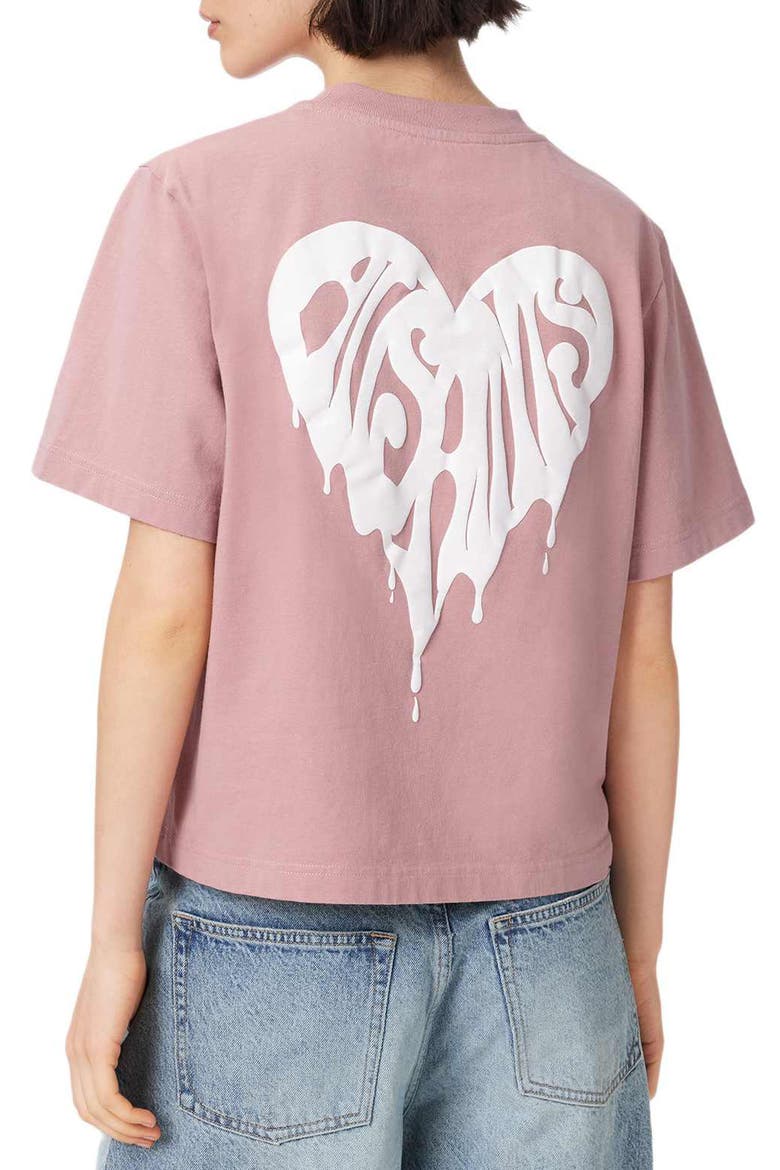 Trip Lisa Boxy Cotton Graphic T-Shirt, Alternate, color, WOODROSE PINK