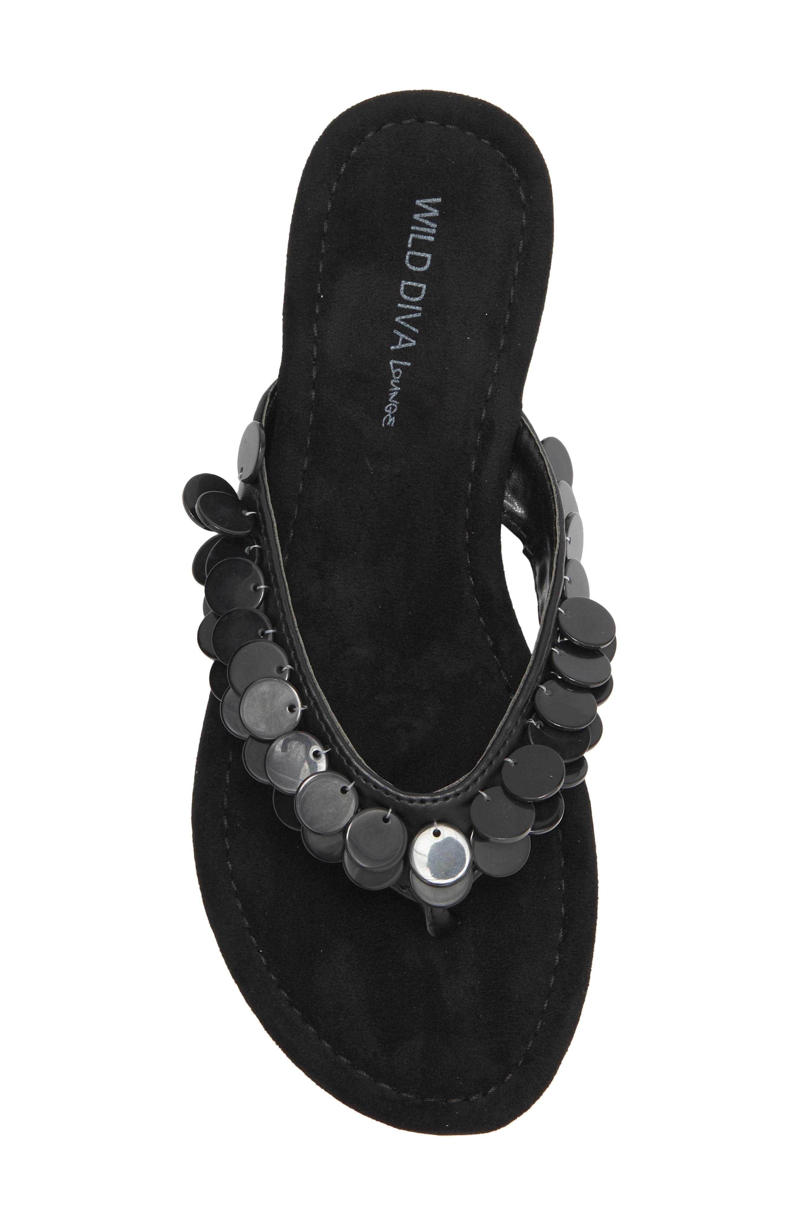 Jusa Flip Flop, Alternate, color, BLACK