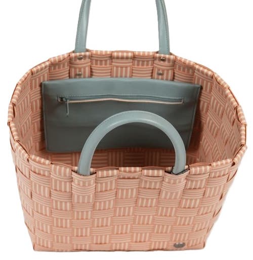 Handed By Joy Recycled Plastic Shopper In Copper Blush