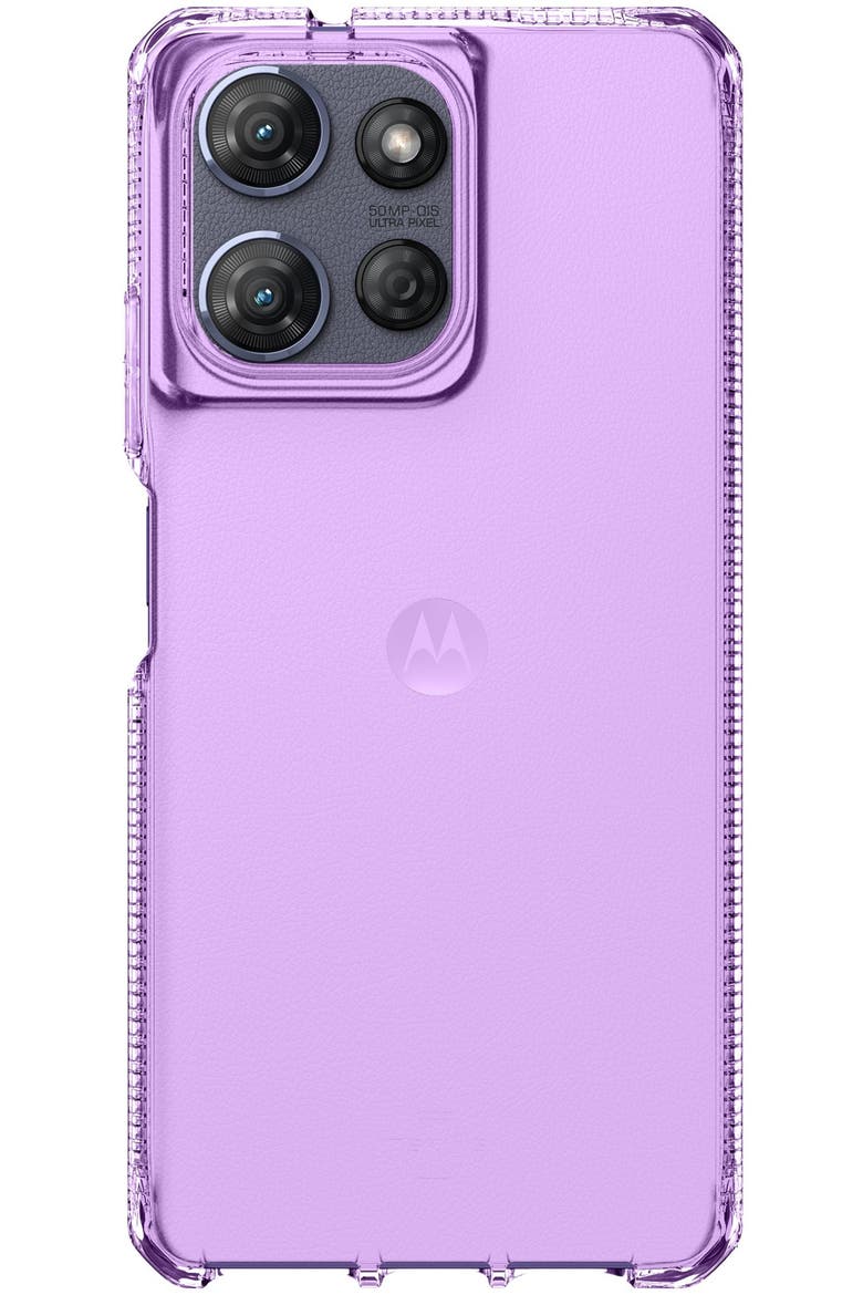 Spectrum_R Clear Case for Motorola Moto G Power, Main, color, Purple