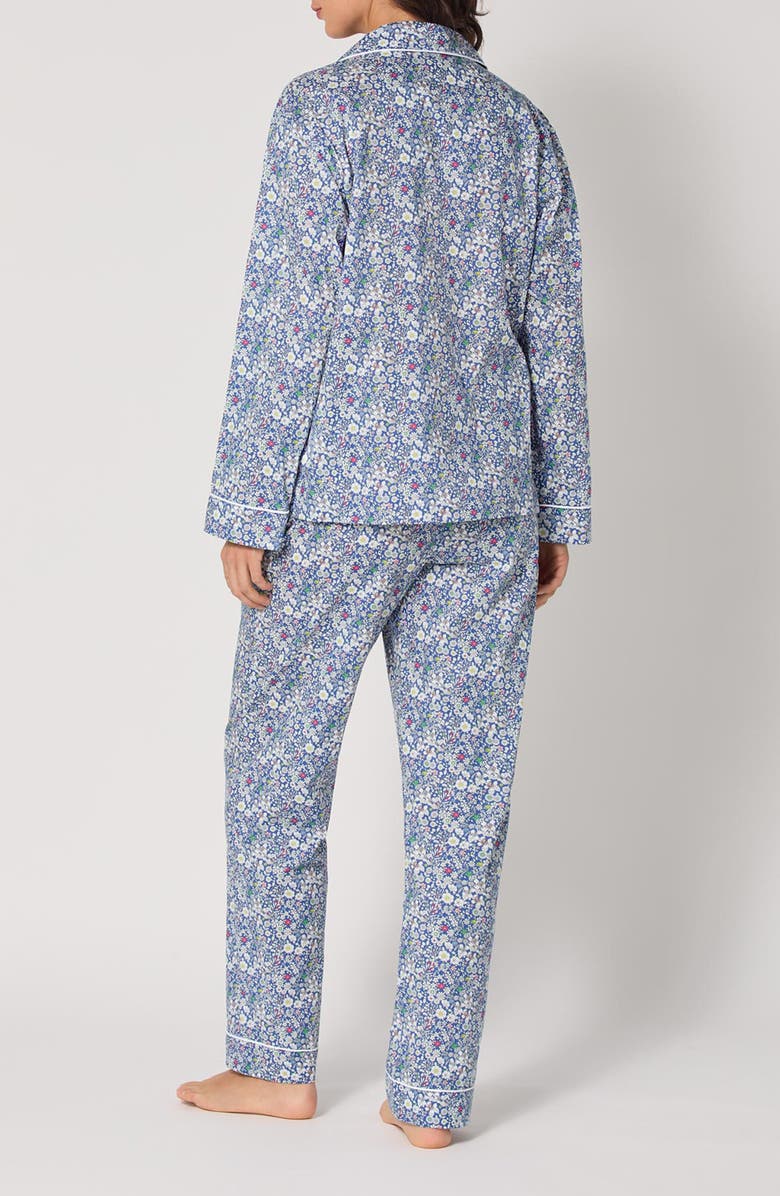 BedHead Pajamas Floral Print Long Sleeve Cotton Jersey Pajamas, Alternate, color, Junes Meadow