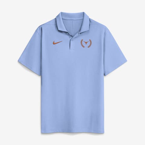 Men's Nike Light Blue Texas Longhorns Heathered Victory Plus Dri-FIT Polo