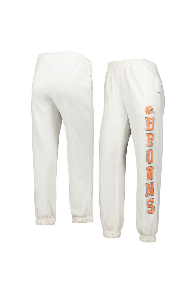 Women's '47 Oatmeal Cleveland Browns Harper Joggers, Main, color, Oatmeal