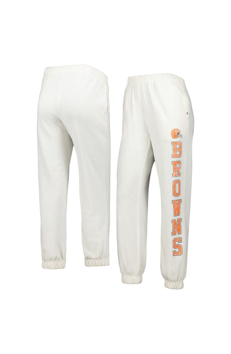 '47 Women's '47 Oatmeal Cleveland Browns Harper Joggers, Main, color, Oatmeal