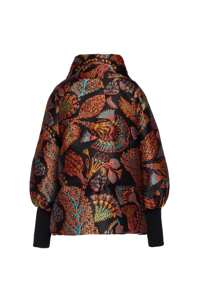 St. Moritz Reversible Jacket, Alternate, color, Jacquard Sicomore Black