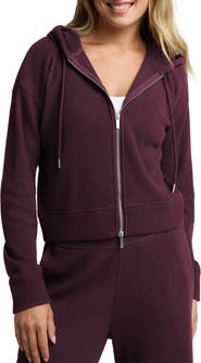 Beyond Yoga Rest Day Waffle Full Zip Hoodie