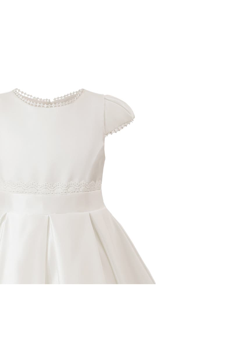 Pearl-Trim Havenelle Dress, Alternate, color, White