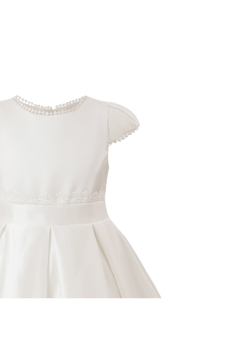 Tulleen Pearl-Trim Havenelle Dress, Alternate, color, White