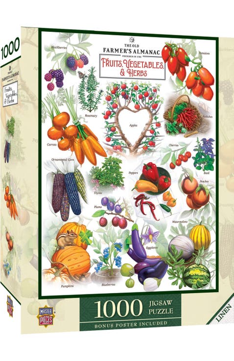 Fruits Vegetables & Herbs 1000pc Puzzle