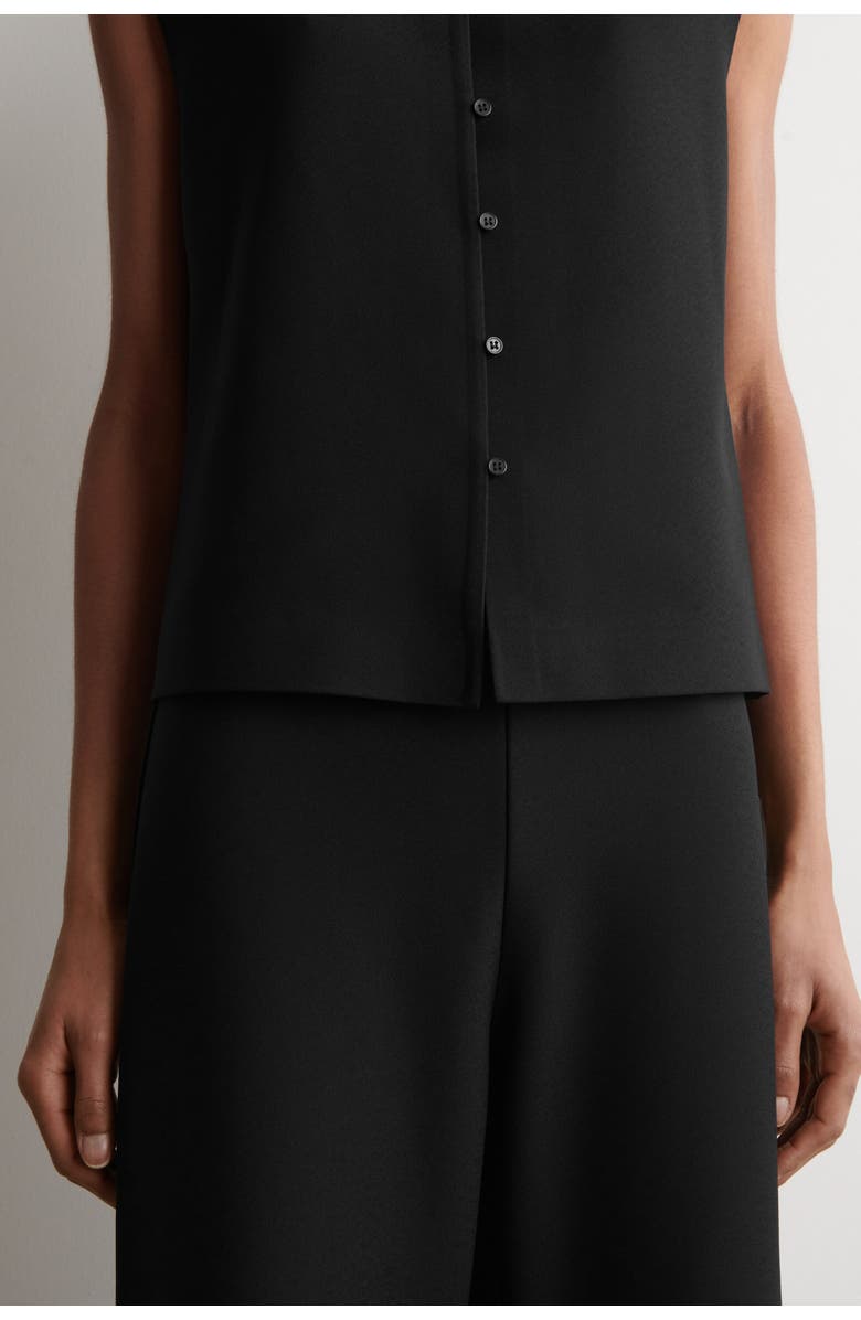 COS High-waisted Trousers, Alternate, color, Black