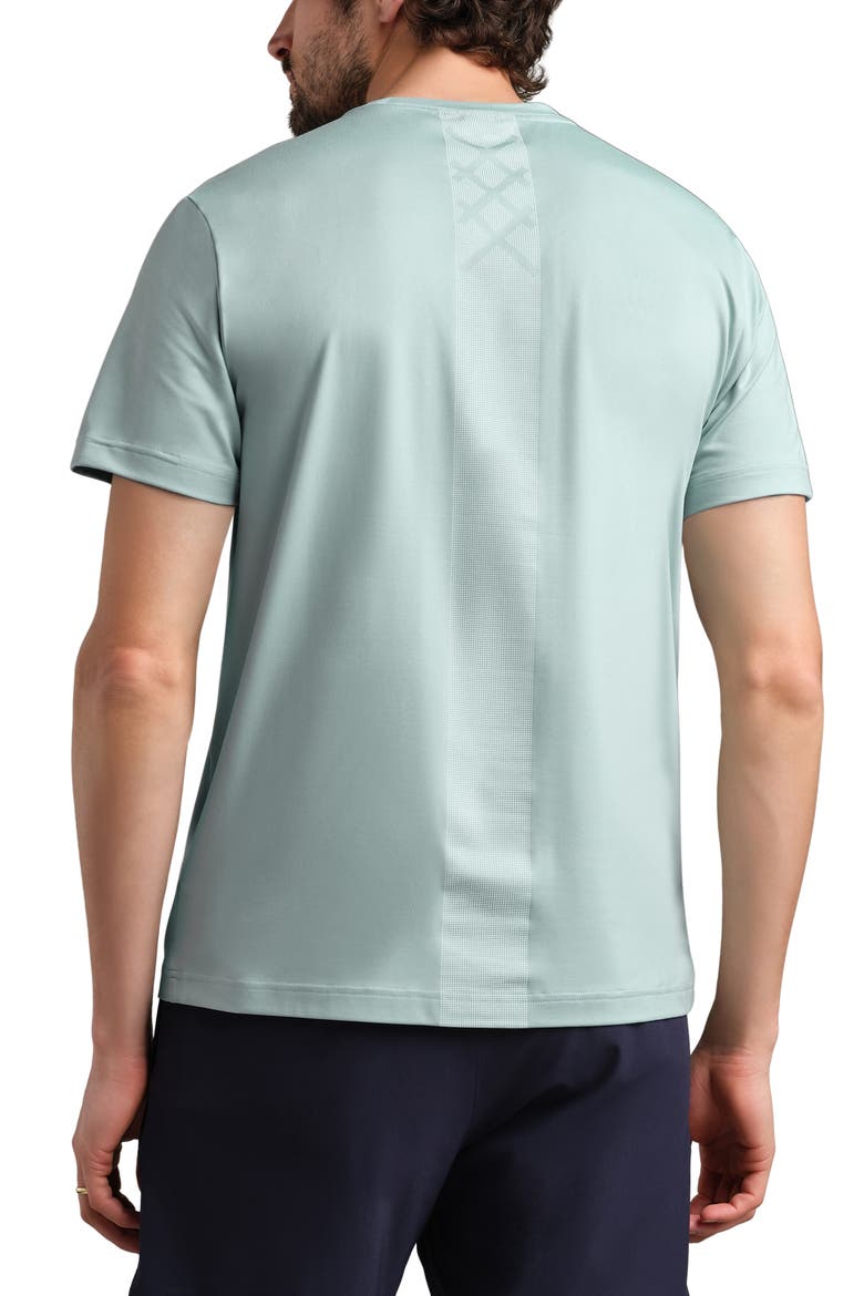 Backspin Performance T-Shirt, Alternate, color, BLUE WATER