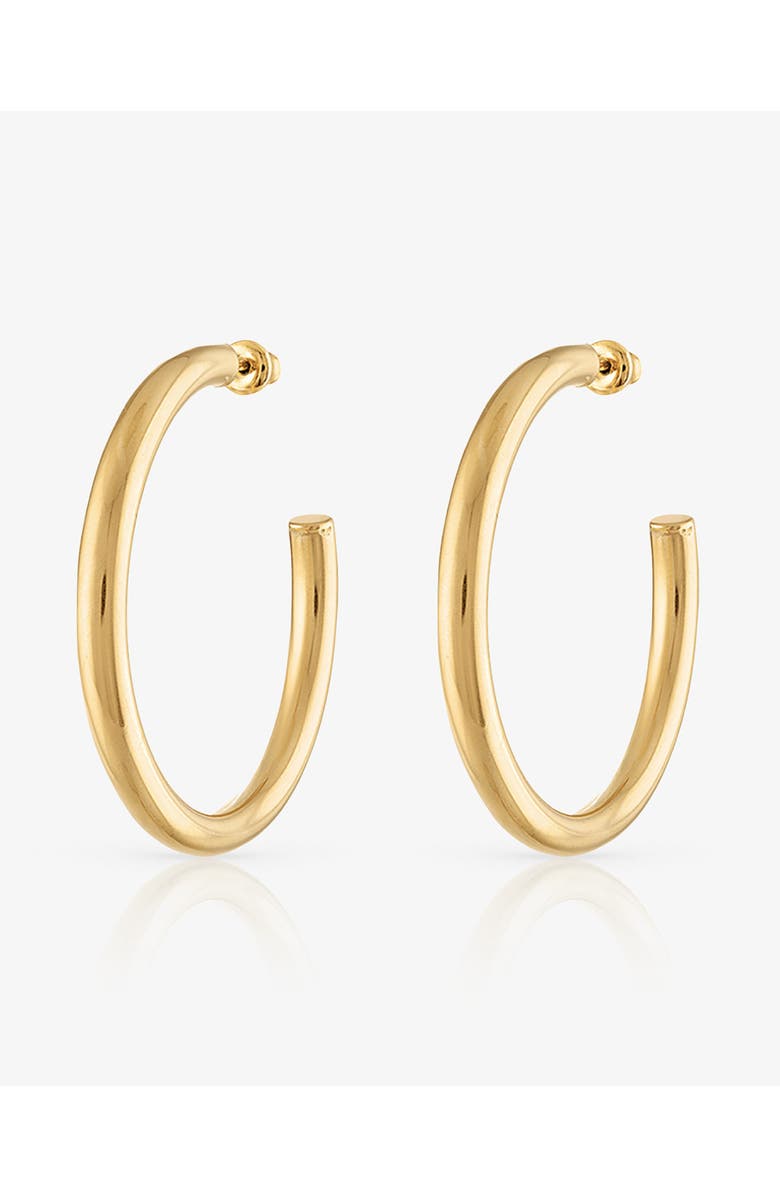 BEN ONI Medium Open Hoop Earrings, Main, color, 