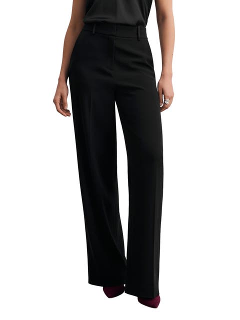 Adelaide Clever Crepe Wide Leg Trousers
