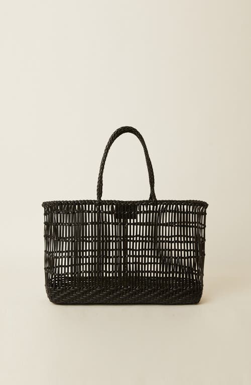 Btb Los Angeles Brodie Caged Leather Tote Bag In Espresso