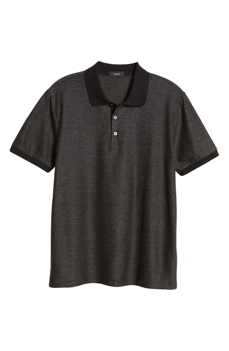 Theory Micro Grid Short Sleeve Polo, Alternate, color, 