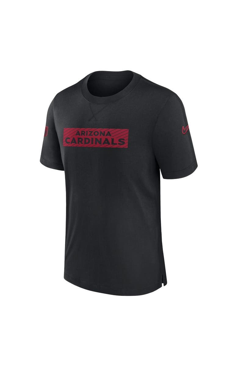 Nike Men's Nike Black Arizona Cardinals Sideline Player Performance T-Shirt, Alternate, color, Black