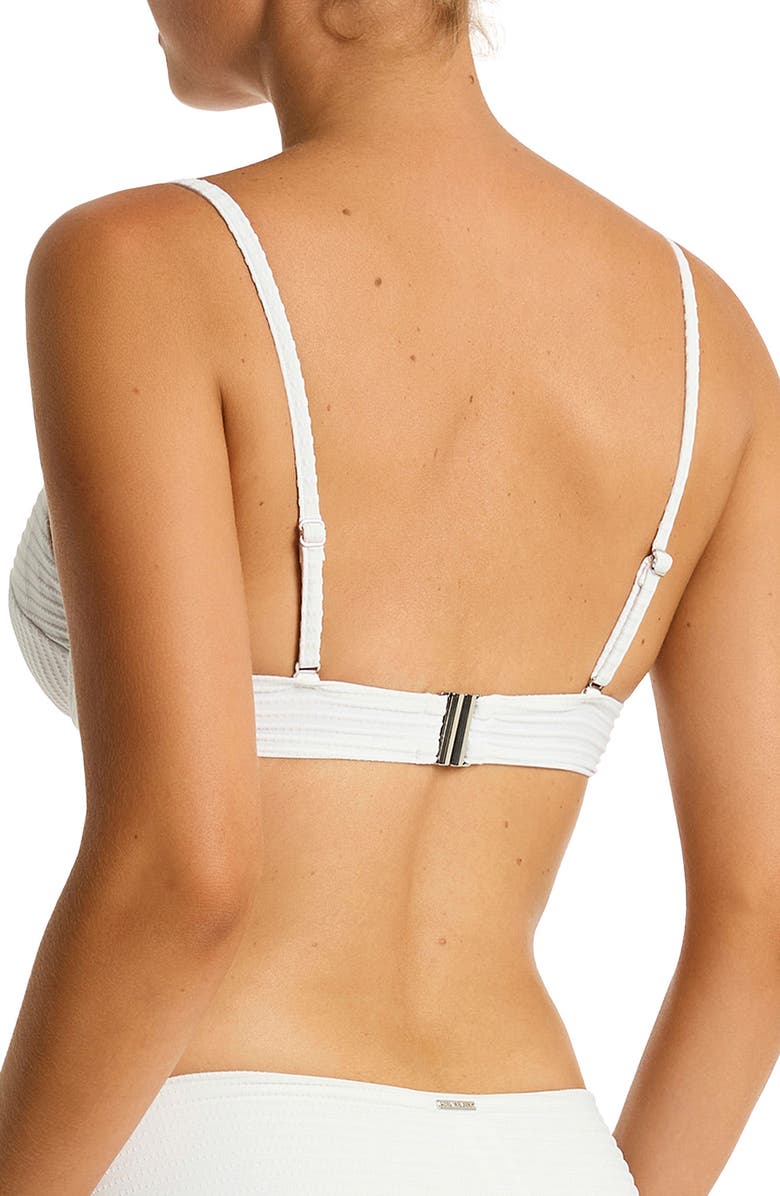 Sea Level Spinnaker Underwire Balconette Bikini Top, Alternate, color, White