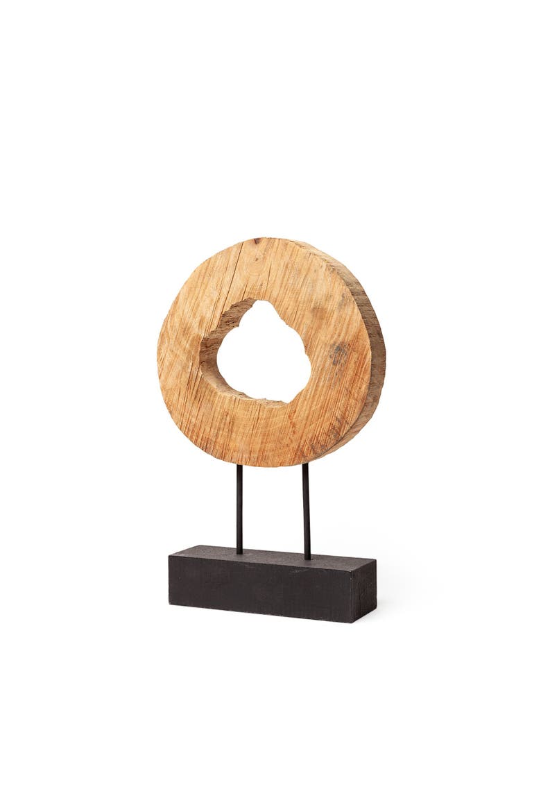 Ironwood Wooden Circular Object, Main, color, Brown